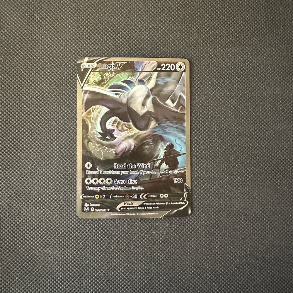 Near mint, alternate art, Lugia from silver tempest!!!